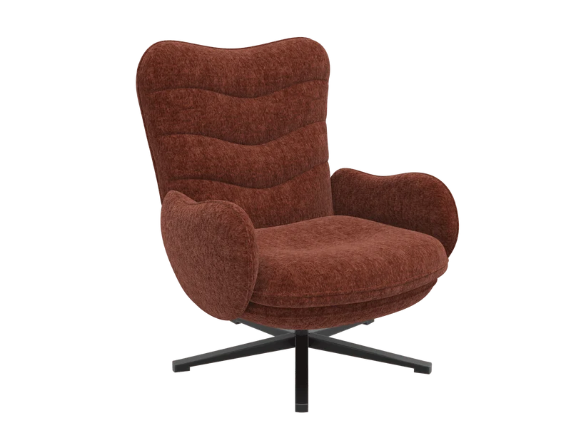 Sessel Rost-rot, Sessel drehbar