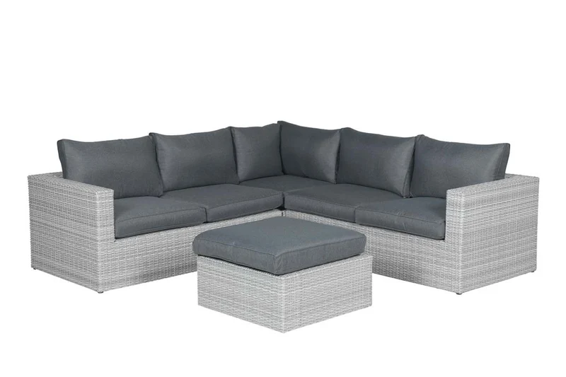 Loungesofa grau 4-teilig, Maße 240x240 cm (Ausverkauft)