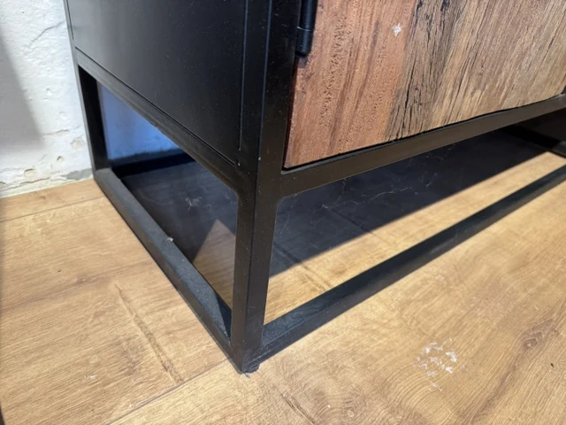 Sideboard Industriedesign, Sideboard Metall-Gestell, Schrank Industrie, Breite 180 cm