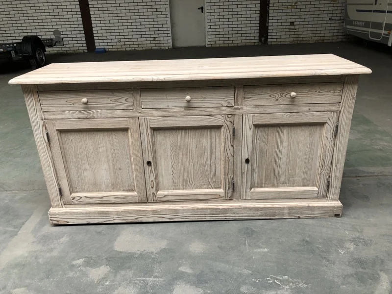 Sideboard Holz Landhaus, Anrichte Massivholz Landhausstil, Breite 181 cm