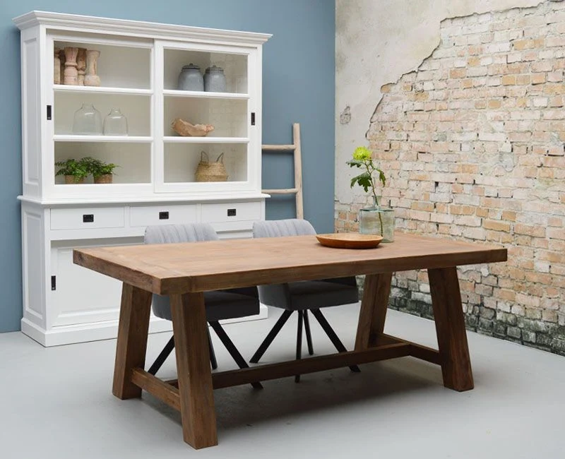 Tisch Landhaus, Esstisch Massivholz, Tisch Holz Landhausstil, Breite 260 cm