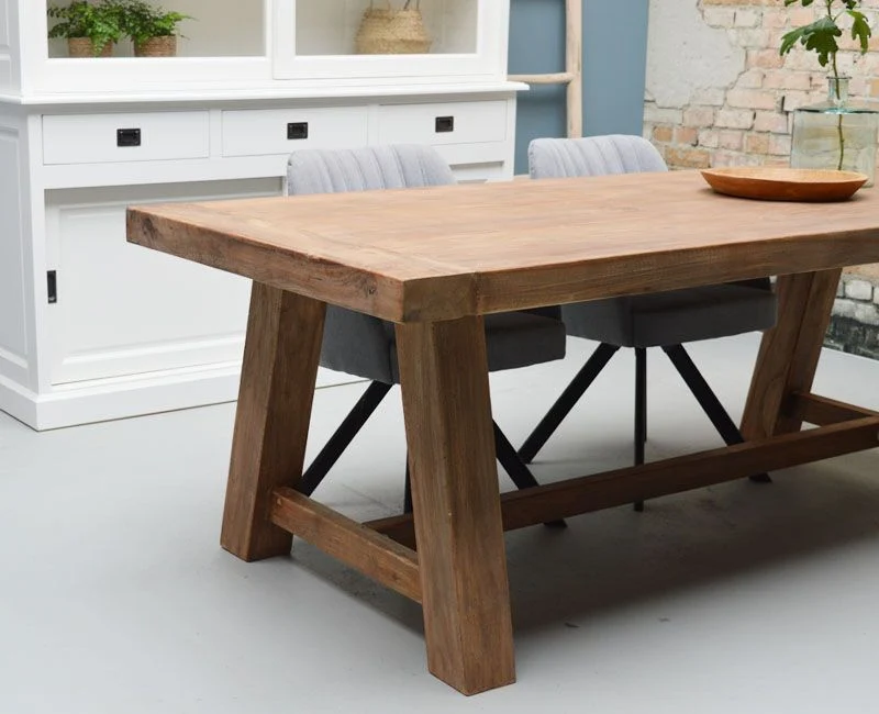 Tisch Landhaus, Esstisch Massivholz, Tisch Holz Landhausstil, Breite 260 cm