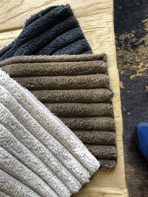 Sofa Cord taupe, Cord Sofa 3 Sitzer