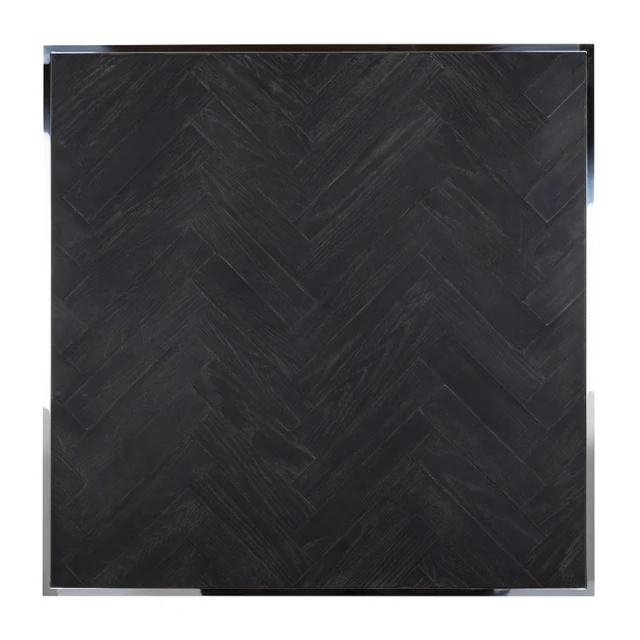 Couchtisch schwarz, Tisch verchromt schwarz, Couchtisch verchromt schwarz, Breite 90 cm