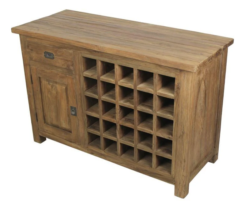 Sideboard Landhaus, Anrichte Landhaus, Weinregal Landhaus, Breite 120 cm (Ausverkauft)