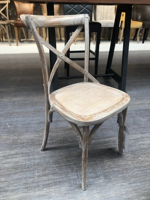 Stuhl Landhaus, Stuhl Holz-Rattan, Stuhl Landhausstil