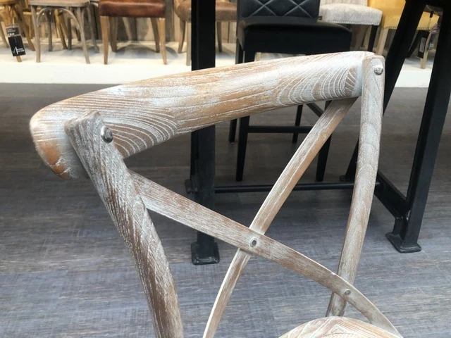 Stuhl Landhaus, Stuhl Holz-Rattan, Stuhl Landhausstil