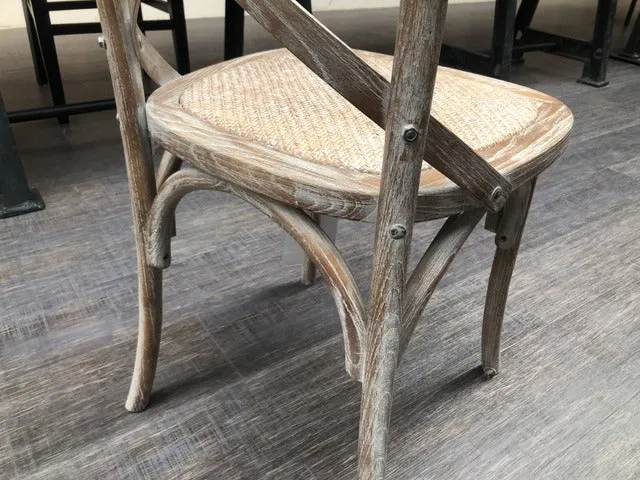 Stuhl Landhaus, Stuhl Holz-Rattan, Stuhl Landhausstil