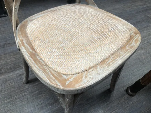 Stuhl Landhaus, Stuhl Holz-Rattan, Stuhl Landhausstil