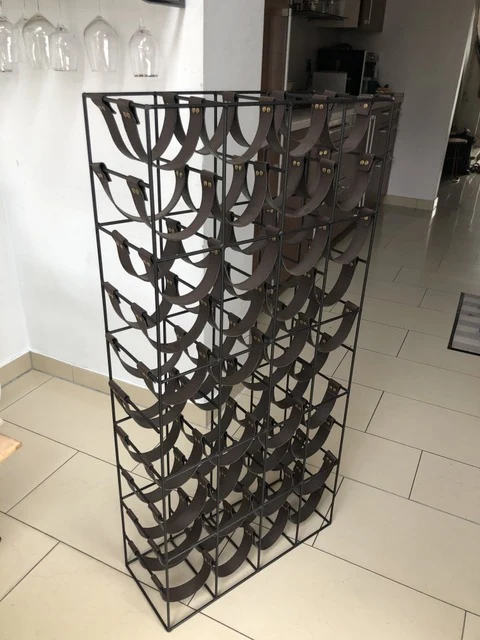 Weinregal Metall Gestell, Höhe 112 cm