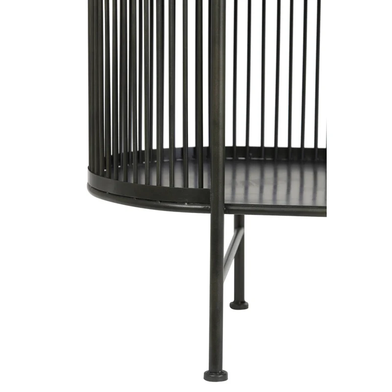 Regal schwarz Metall, Bücherregal Industriedesign Metall, Metall Regal, Breite 119cm