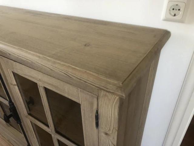 Sideboard Massivholz Landhaus, Sideboard Landhaus, Anrichte Massivholz Landhausstil, Breite 220 cm