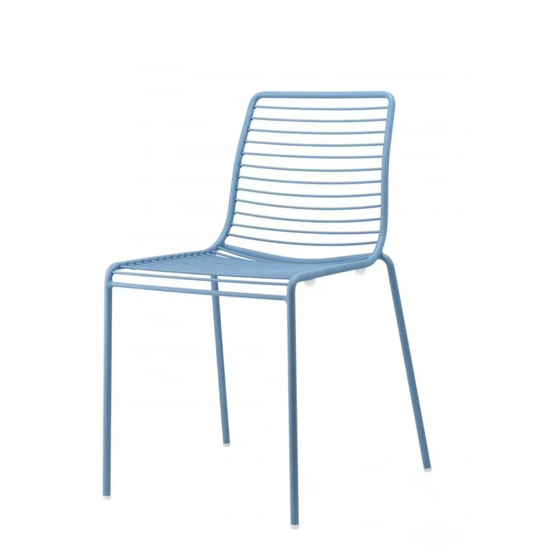 Stuhl blau Metall stapelbar, Metall Stuhl blau, Gartenstuhl blau Metall
