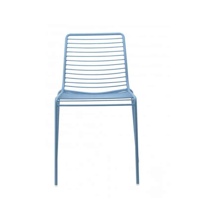 Stuhl blau Metall stapelbar, Metall Stuhl blau, Gartenstuhl blau Metall