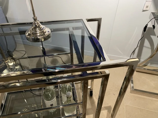 Servierwagen Silber, Trolley Silber