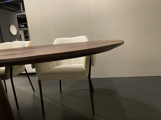 Esstisch braun Holz, Tisch Ellips Holz, Esstisch Ellips, Breite 250 cm