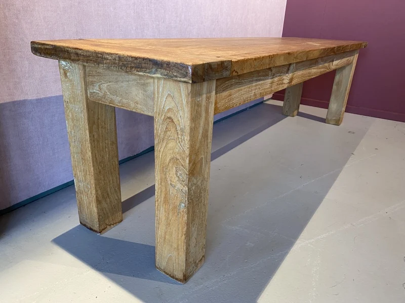 Gartenbank Teakholz, Bank Teak, Breite 200 cm