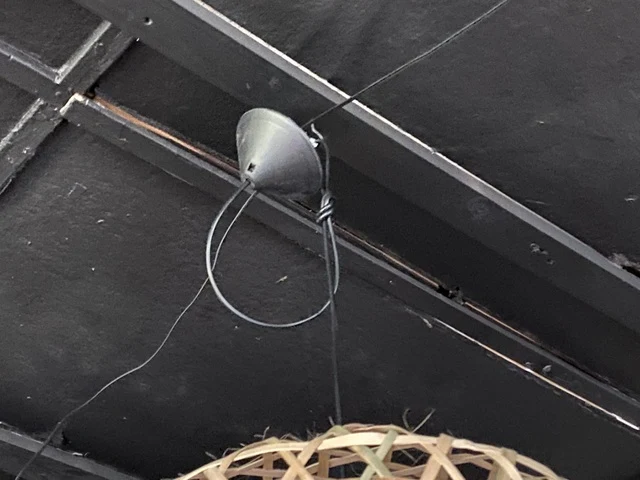 Hängelampe Bambus, Pendelleuchte Bambus, Durchmesser 53 cm