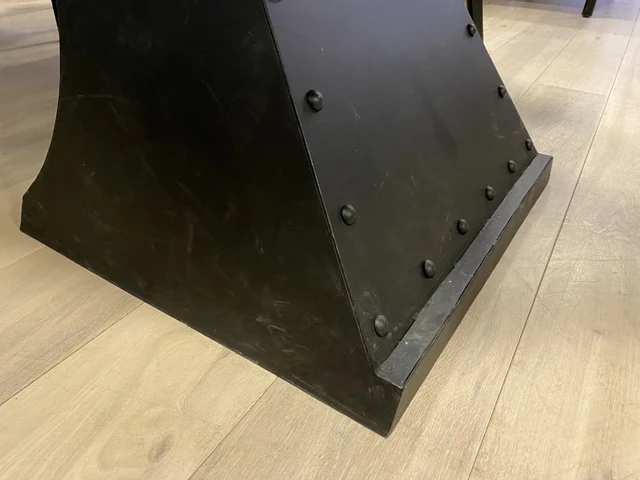 Tisch Industriedesign, Esstisch Industriedesign schwarz, Bartisch schwarz, Breite 300 cm