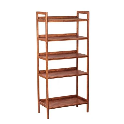 Regal Farbe Walnuss , Bücherregal Holz massiv, Regal Massivholz, Breite 90 cm