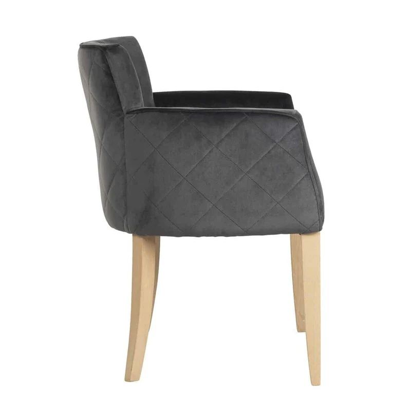 Stuhl anthrazit, Sessel anthrazit