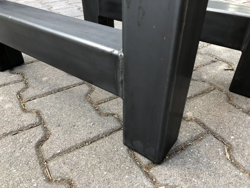 2er Set, Bartisch-Gestell Metall, Tischgestell Bar Metall, Stehtisch-Gestell Metall, Höhe 100 cm