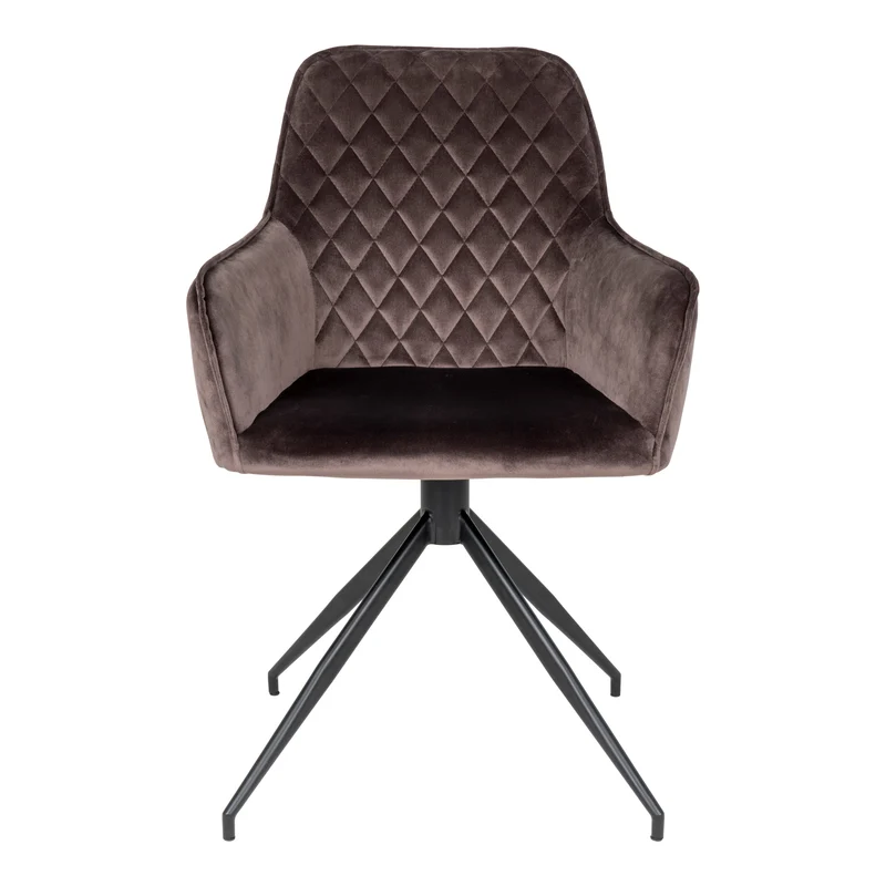Stuhl braun, Stuhl Velvet braun