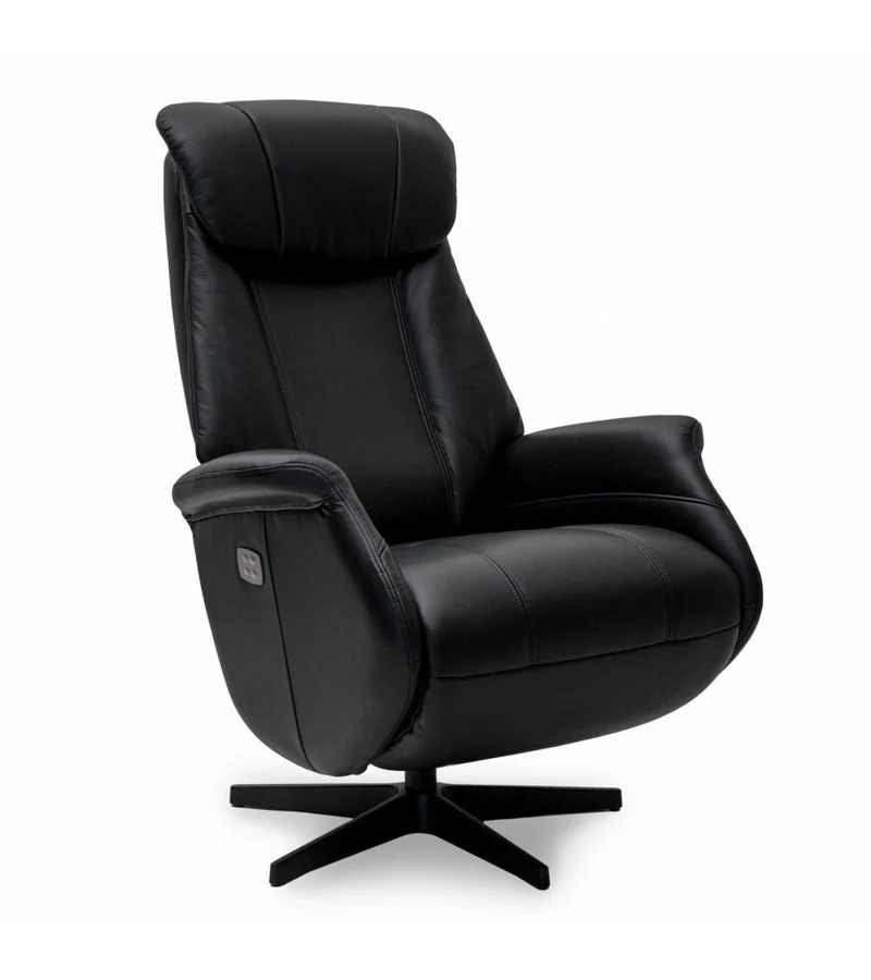 Sessel schwarz, Ledersessel schwarz, Relaxsessel schwarz drehbar