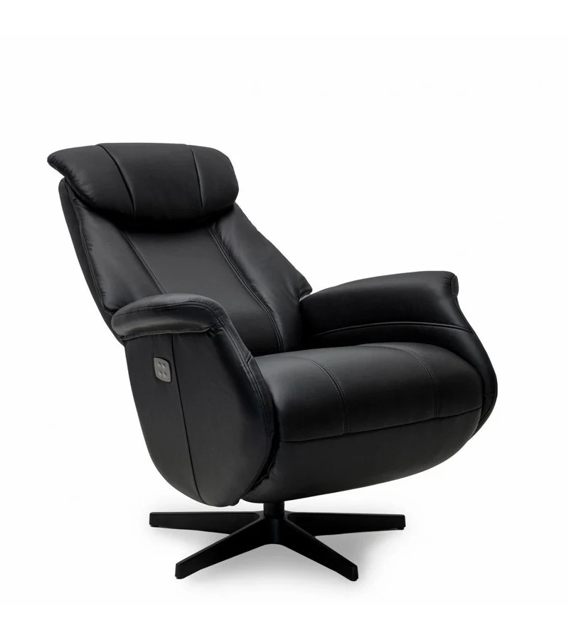 Sessel schwarz, Ledersessel schwarz, Relaxsessel schwarz drehbar