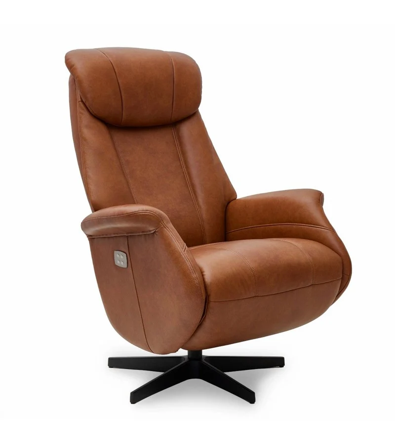 Sessel cognac, Relaxsessel cognac drehbar, Drehsessel cognac