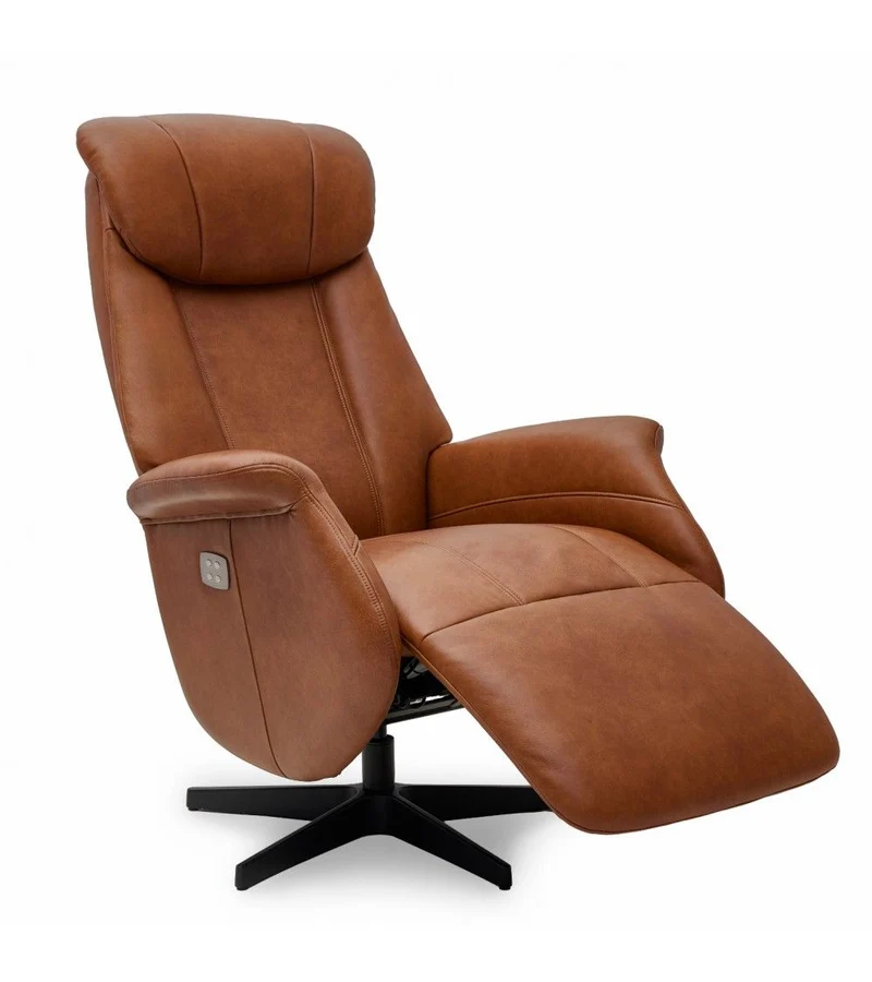 Sessel cognac, Relaxsessel cognac drehbar, Drehsessel cognac
