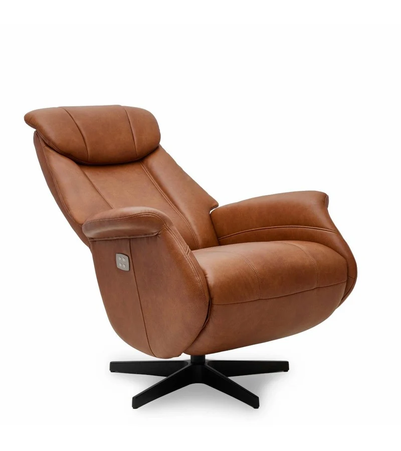 Sessel cognac, Relaxsessel cognac drehbar, Drehsessel cognac