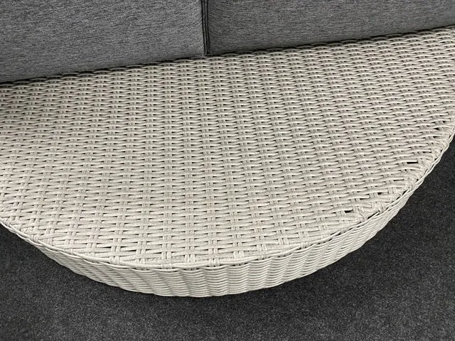 Lounge Kugel, Lounge Garten-Bett grau, Lounge rund (AUSVERKAUFT)