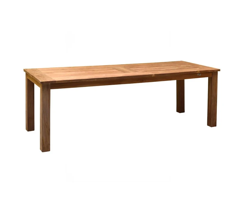Gartentisch Landhaus , Esstisch Massivholz, Tisch Teakholz massiv, Breite 280 cm