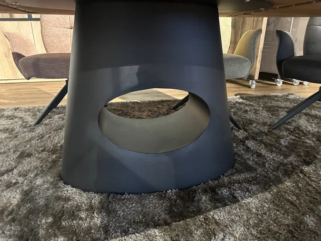 Esstisch oval Eiche Tischplatte, ovaler Tisch Eiche, Länge 220 cm