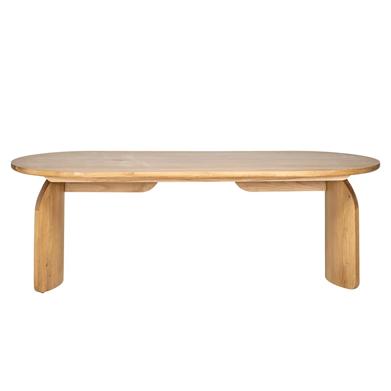 Esstisch Natureiche, Tisch Eiche massiv, Esstisch oval Eiche, Breite 235 cm