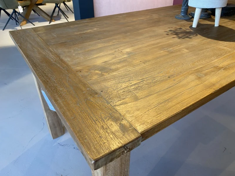 Esstisch Teakholz, Tisch Massivholz, Esstisch Massivholz, Breite 240 cm
