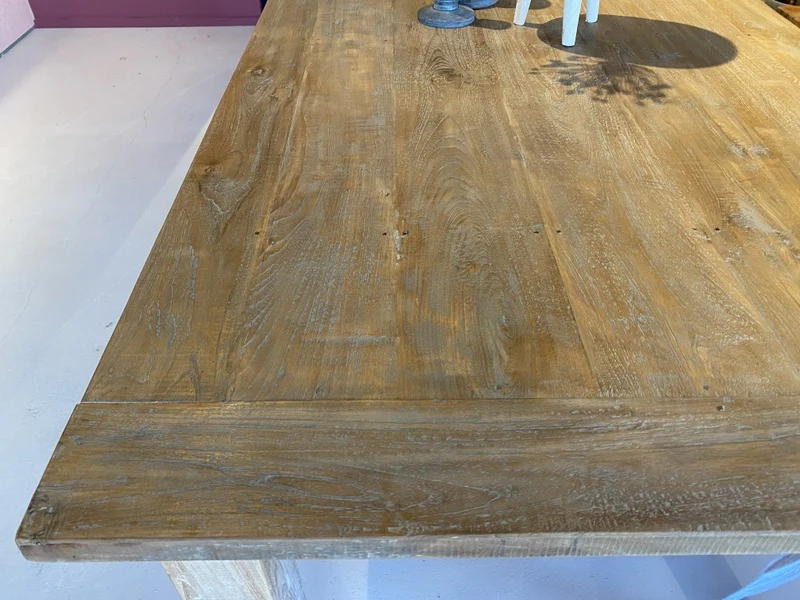 Esstisch Teakholz, Tisch Massivholz, Esstisch Massivholz, Breite 240 cm