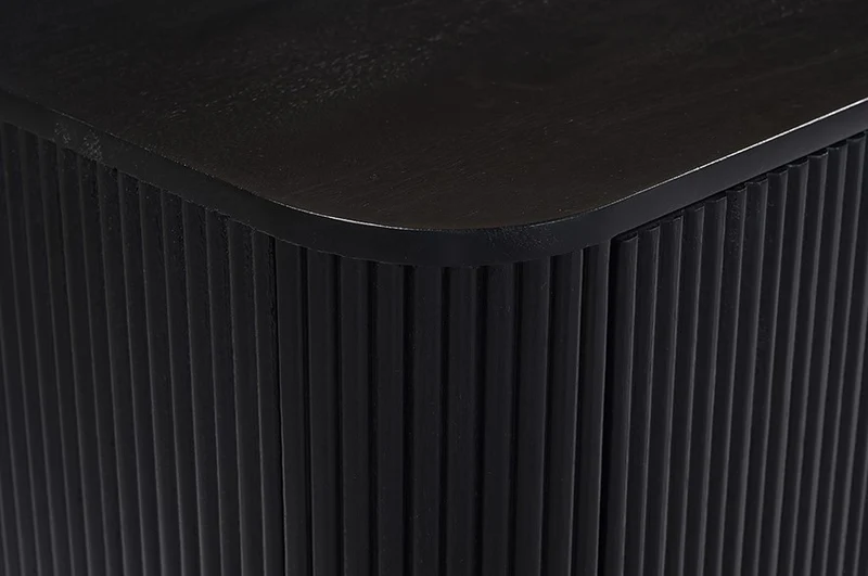 Esstisch schwarz Massivholz, Tisch schwarz Holz, Esstisch Holz schwarz, Breite 240 cm