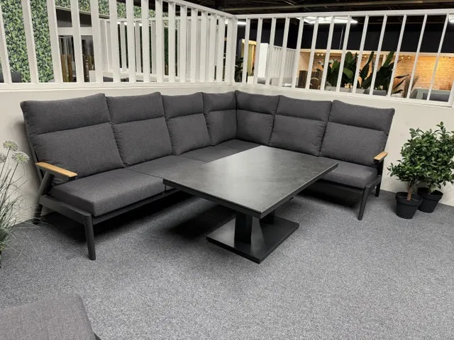 Loungsofa anthrazit, Gartensofa anthrazit, Lounge grau-anthrazit
