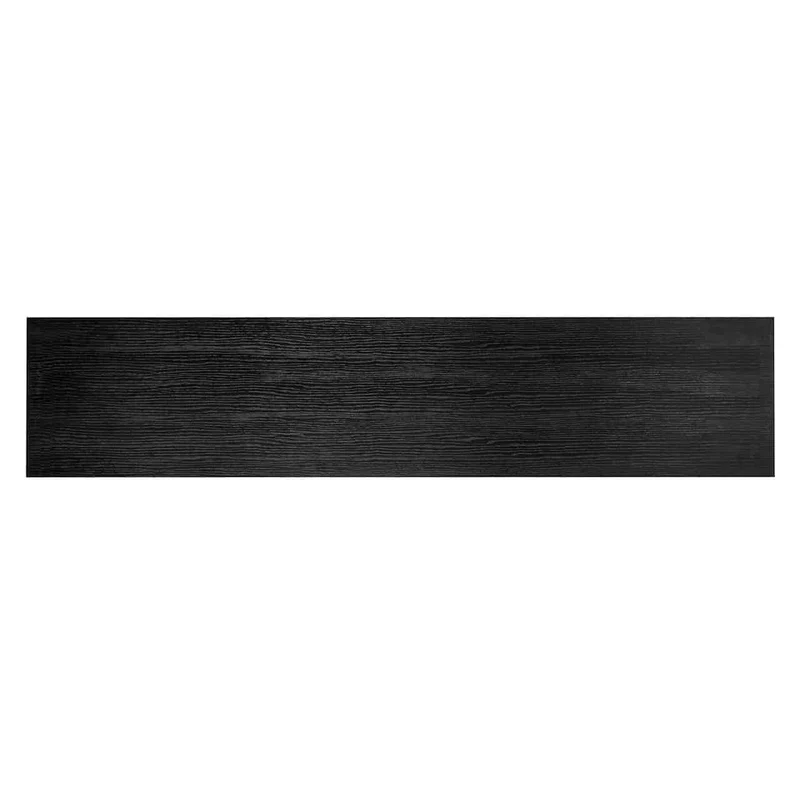 TV Schrank schwarz drei Schubladen, Fernseheschrank schwarz, Breite 185 cm