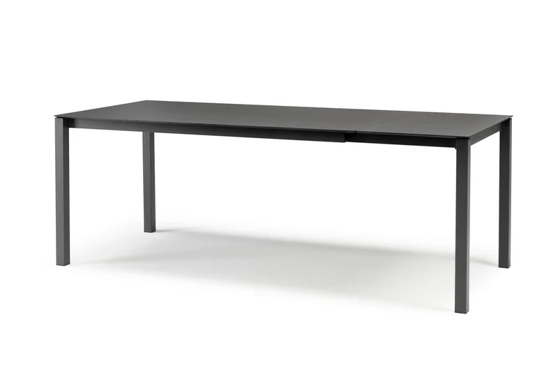 Gartentisch anthrazit, Gartentisch ausziehbar, Esstisch ausziehbar, Breite 160-210 cm