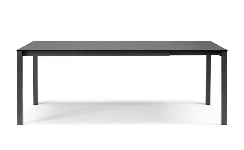Gartentisch anthrazit, Gartentisch ausziehbar, Esstisch ausziehbar, Breite 160-210 cm