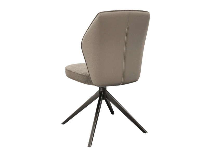 Stuhl taupe drehbar, Stuhl gepolstert taupe