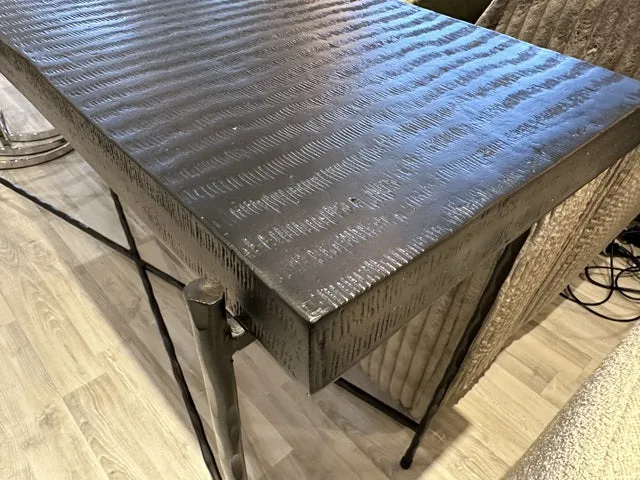 Konsole Metall schwarz, Konsole schwarz, Breite 150 cm