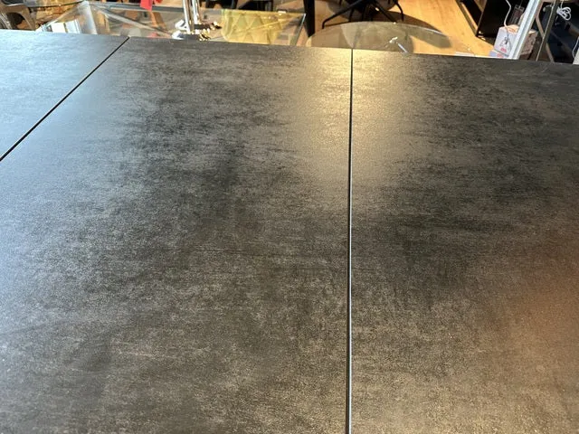 Esstisch Rost-braun Keramik-Tischplatte, Esstisch ausziehbare Tischplatte braun, Tisch Keramik, Tisch ausziehbar Tischplatte Rost, Breite 200-260 cm
