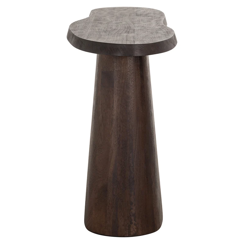 Konsole braun Holz, Holz-Konsole, Konsolentisch Holz braun, Breite 140 cm