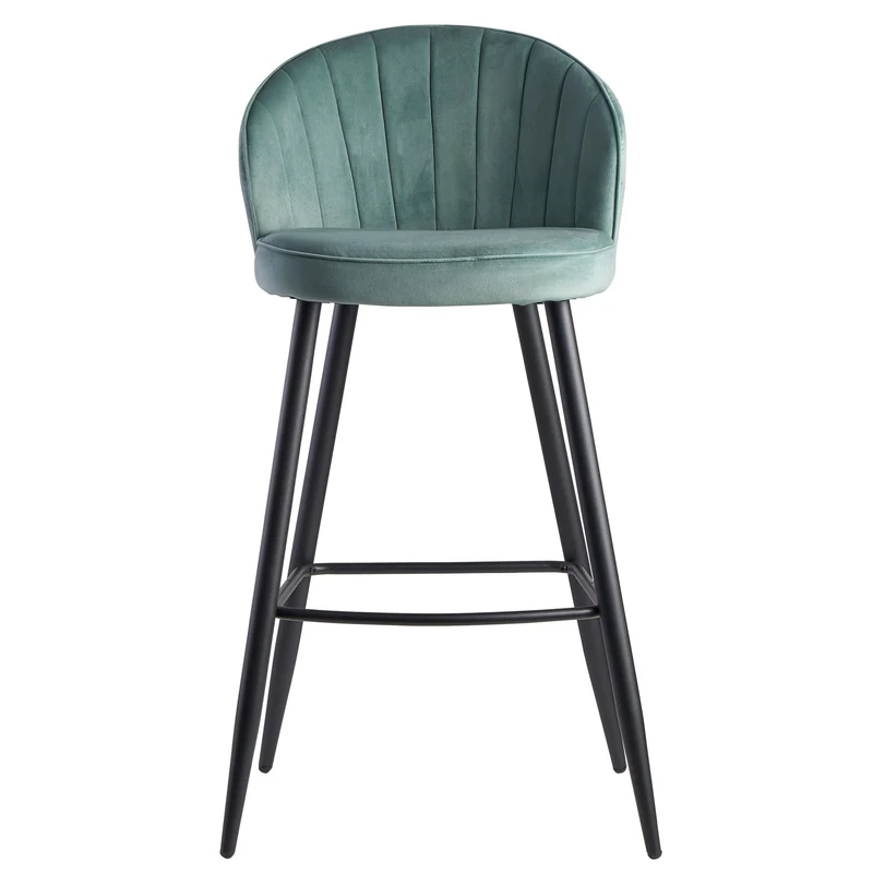 Barhocker grün, Barstuhl grün, Sitzhöhe 76 cm
