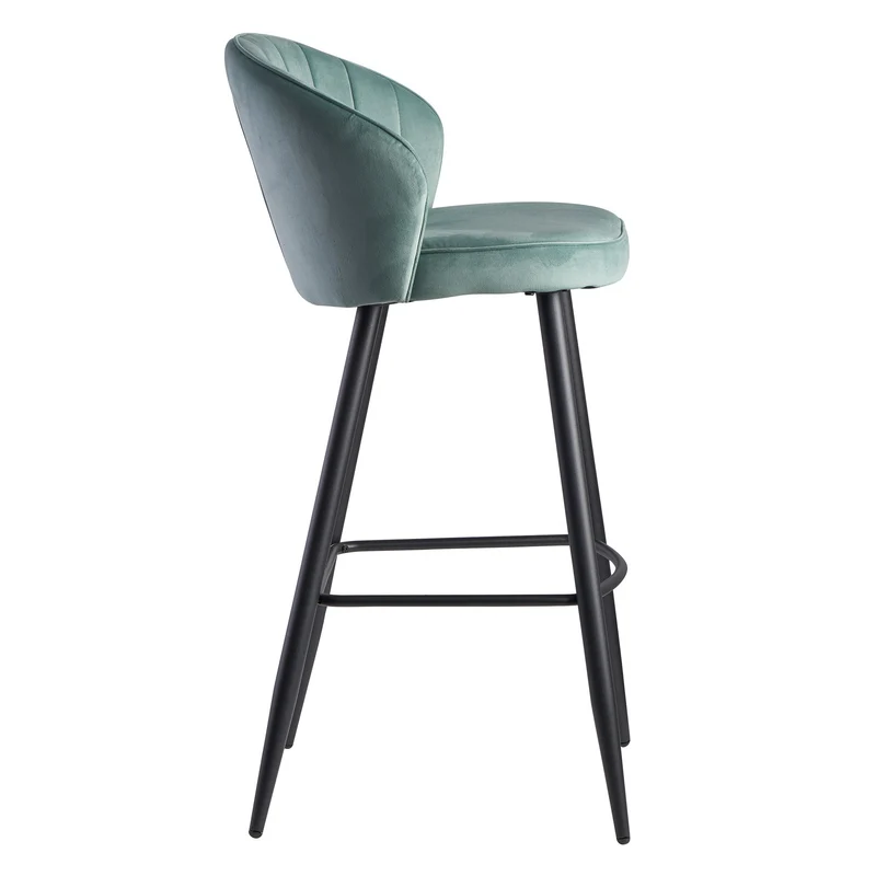 Barhocker grün, Barstuhl grün, Sitzhöhe 76 cm