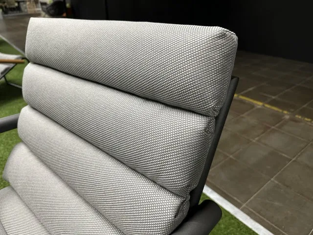 Gartensitzgruppe anthrazit, Set 4 teiliges Loungeset anthrazit